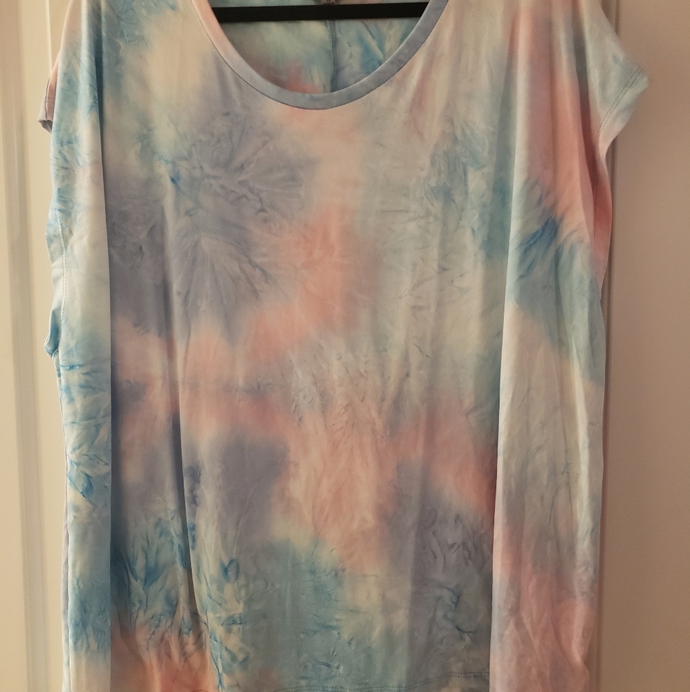 White Birch Tie Dye Top